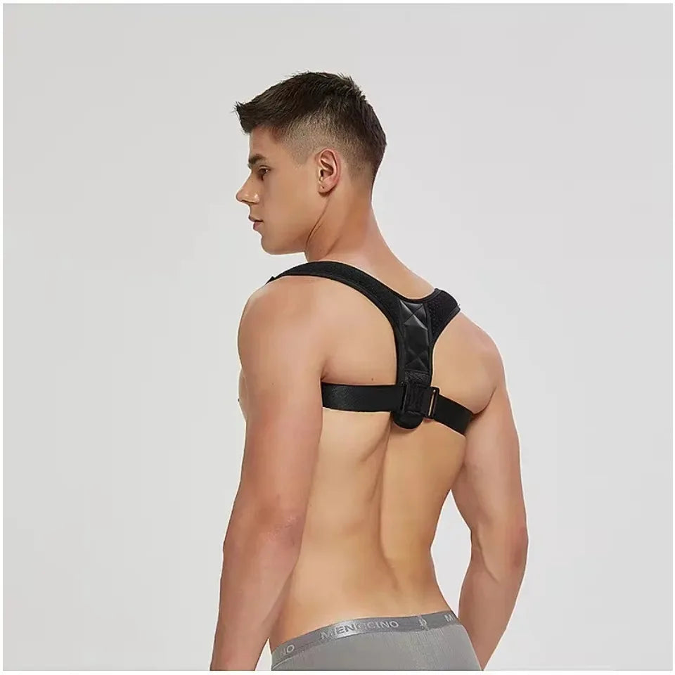 Adjustable Posture Corrector for Men & Women, Comfortable Back Support Brace – Invisible Wearable for Office, Gym, Outdoor Activ